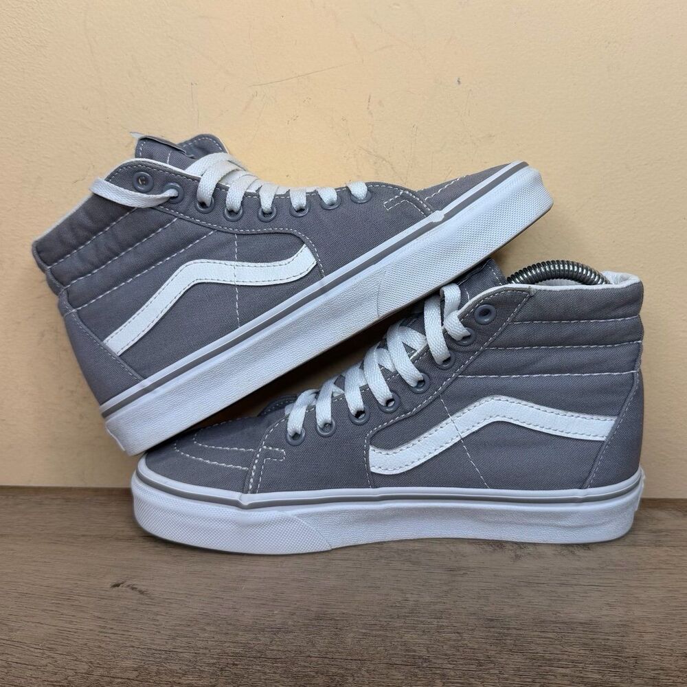 grey Vans Sk8-Hi high-top sneakers women’s size 6.5 shoes